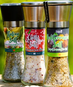 Flavoured Salt Grinder Gift Set
