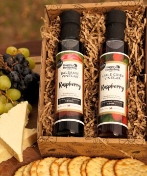 Raspberry Apple Cider Vinegar & Balsamic Gift Set – Award-Winning Duo